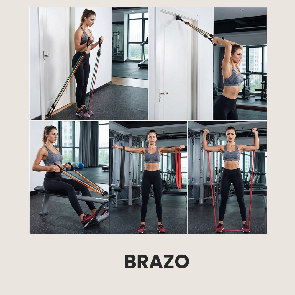 COMBO Fitness 11 piezas anclaje+ banadas - FULL MEGA TIENDAS