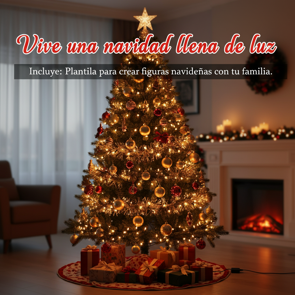 Luces Navidad  Energía Solar Prem 100Led - FULL MEGA TIENDAS