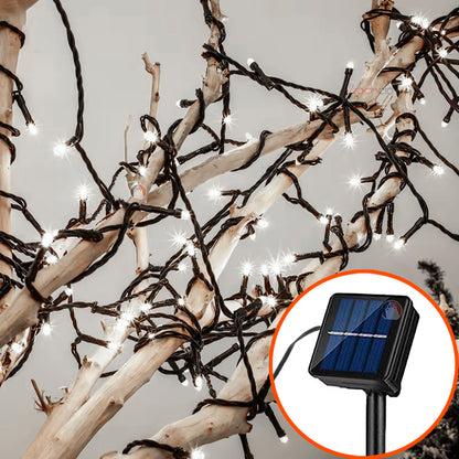 Luces Navidad  Energía Solar Prem 100Led - FULL MEGA TIENDAS