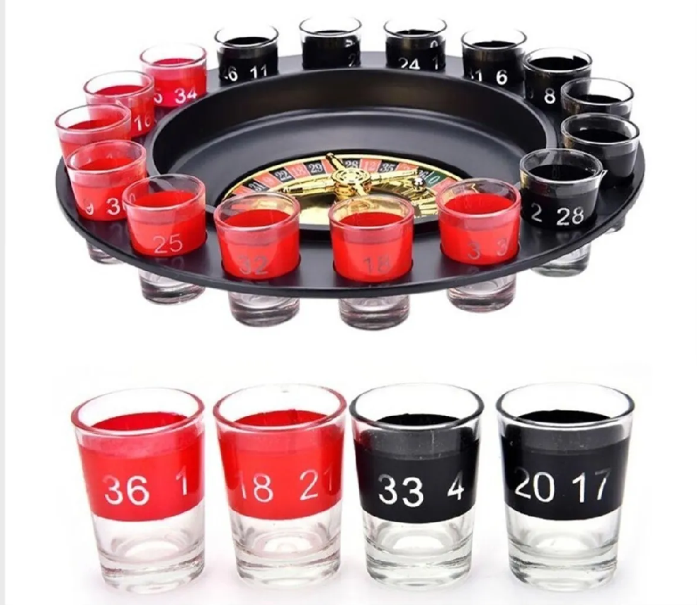 RULETA DE SHOTS trago copa - FULL MEGA TIENDAS