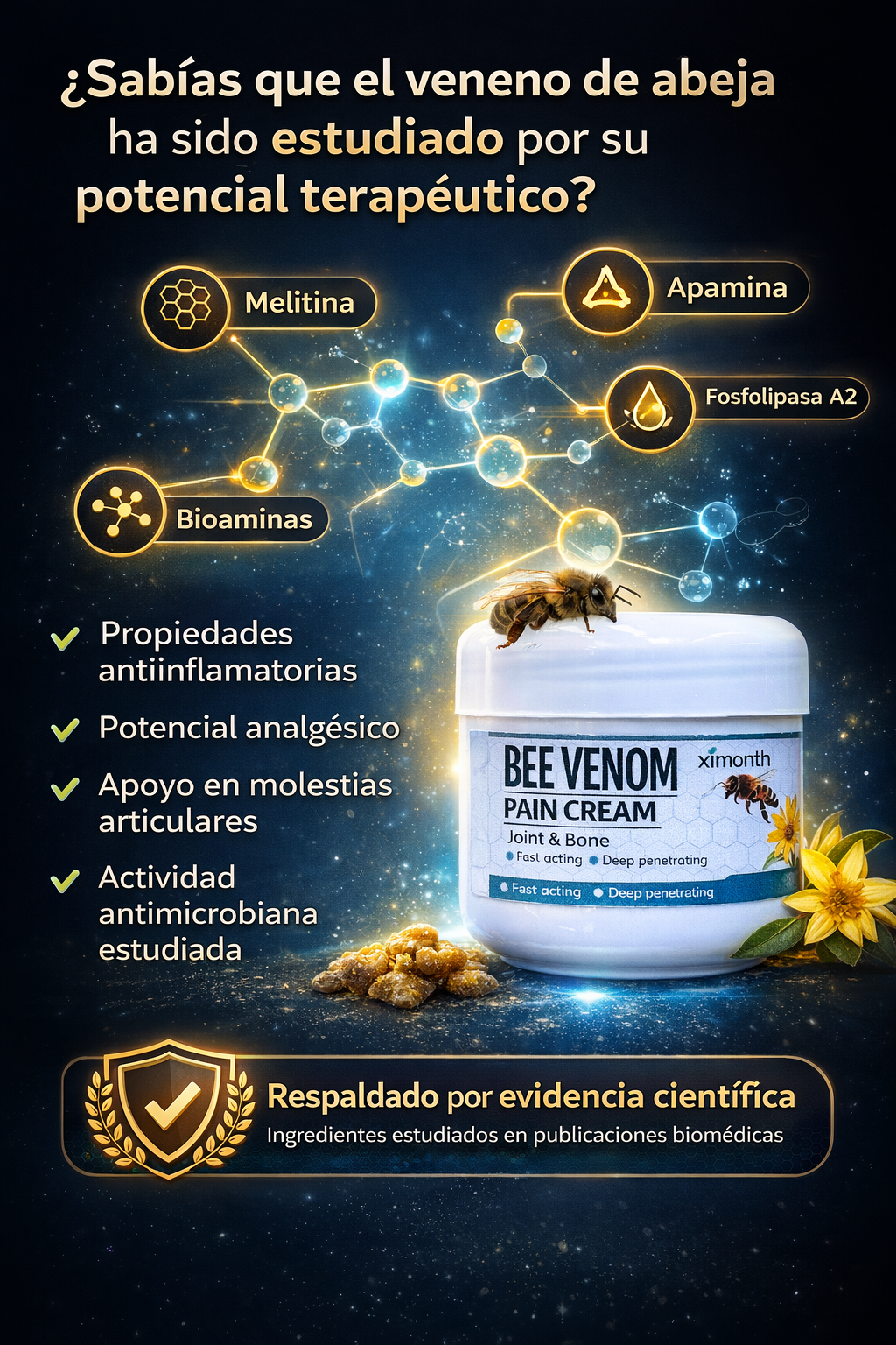 BEE VENOM PAIN CREAM - FULL MEGA TIENDAS