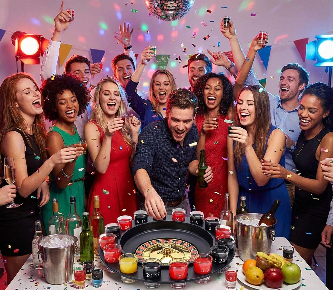 RULETA DE SHOTS trago copa - FULL MEGA TIENDAS