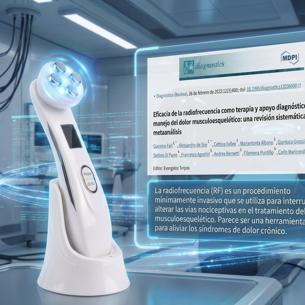 Masajeador Facial Ultrasonico Radiofrecu - FULL MEGA TIENDAS