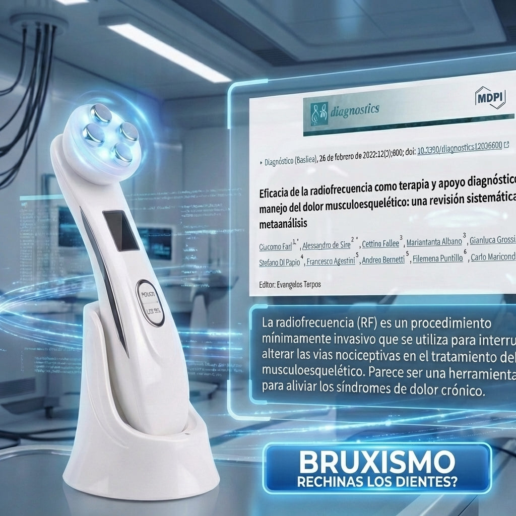 Masajeador Facial Ultrasonico Radiofrecu - FULL MEGA TIENDAS