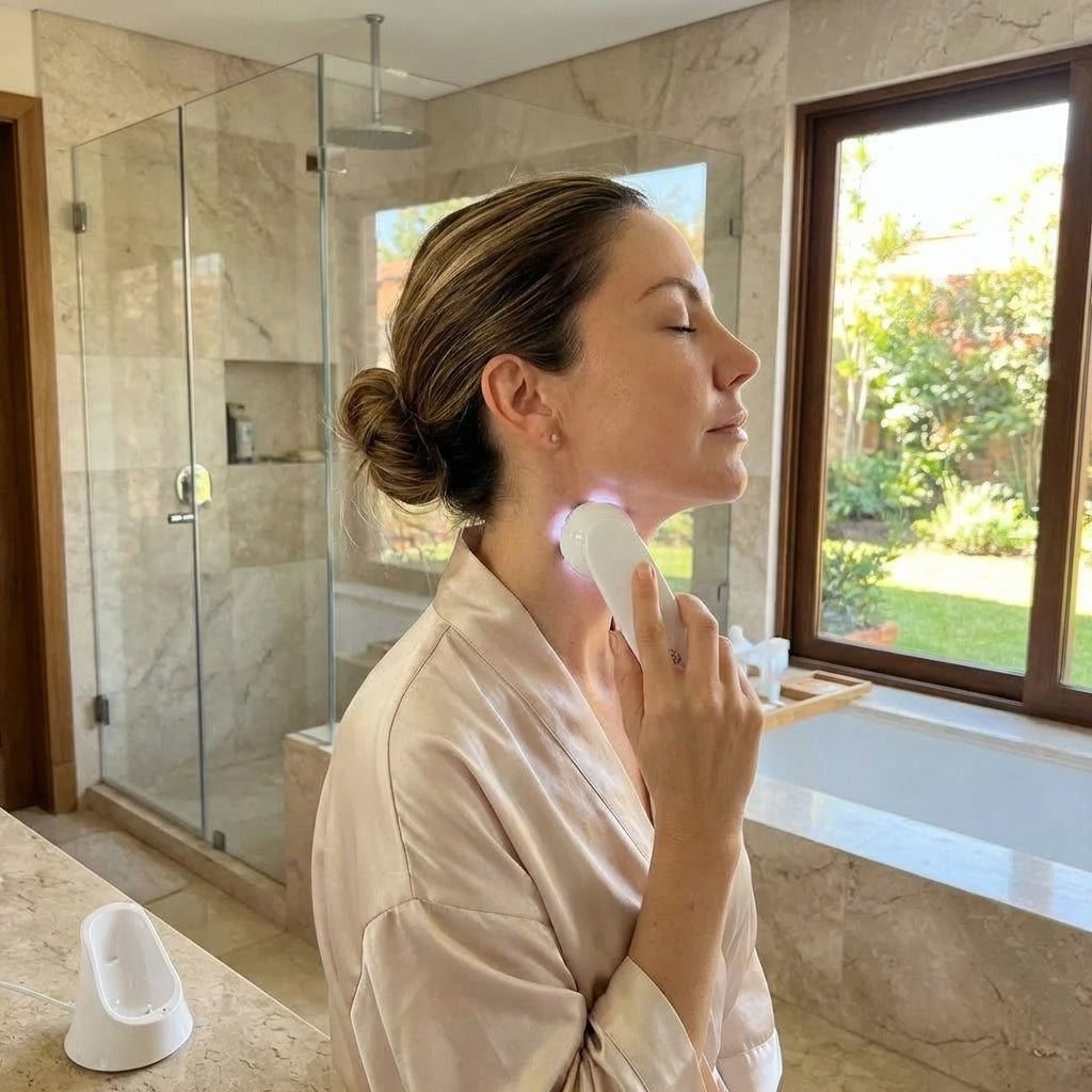 Masajeador Facial Ultrasonico Radiofrecu - FULL MEGA TIENDAS