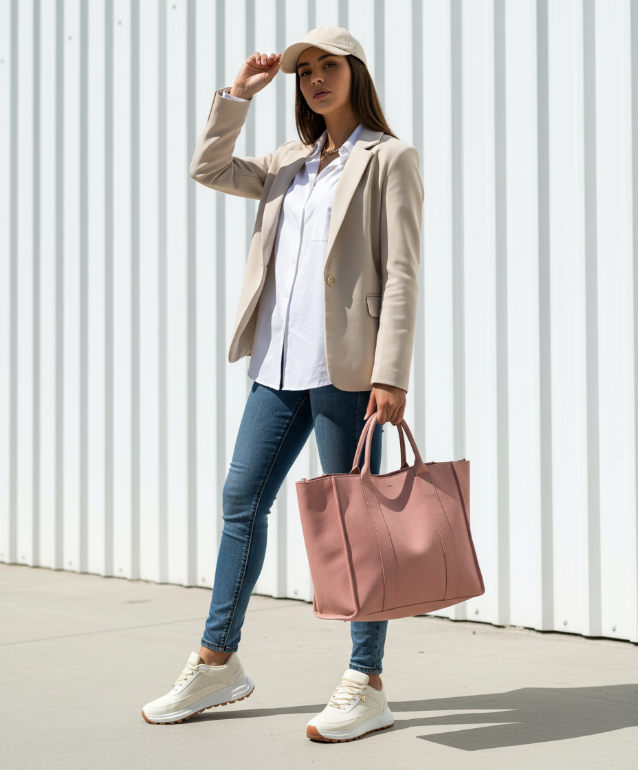 3057-Deportivo Casual boton - FULL MEGA TIENDAS